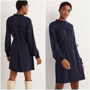 BOGO! NWT Boden Easy Yoke Jersey Dress Navy Blue Size 14 Regular